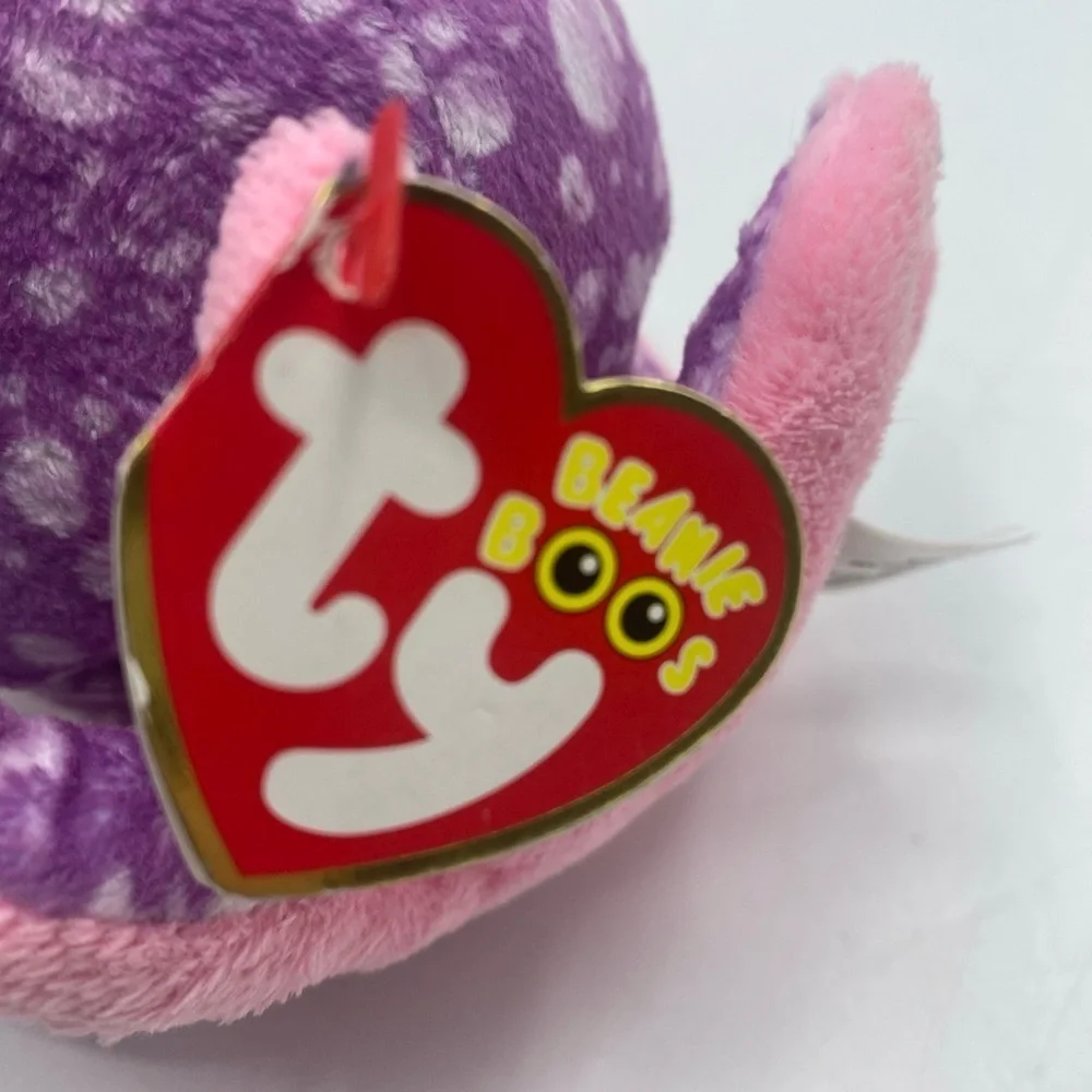 Ty Beanie Boos Legs the Octopus Style 36740 6” 15cm Beanie Baby Purple Pink